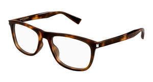 NWT Saint Laurent SL-812-007 Brown Rectangle 58mm Glasses